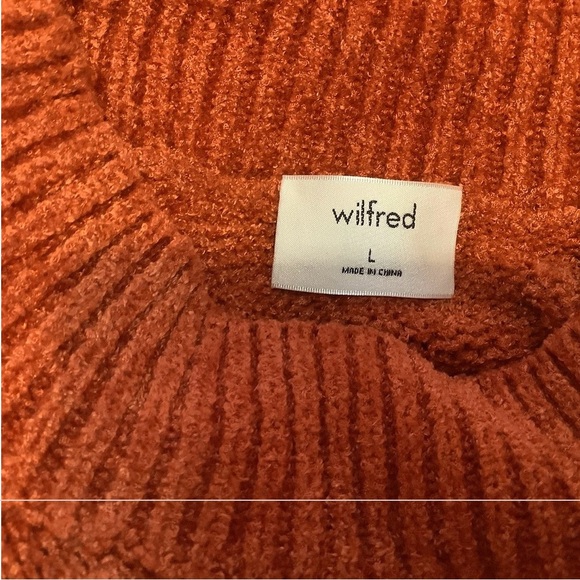 Wilfred Sweater Women’s Size Large Cropped Chenille - Picture 4 of 10